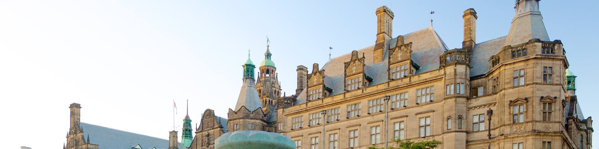 Peace Gardens featuring a castle, a square or plaza and heritage architecture