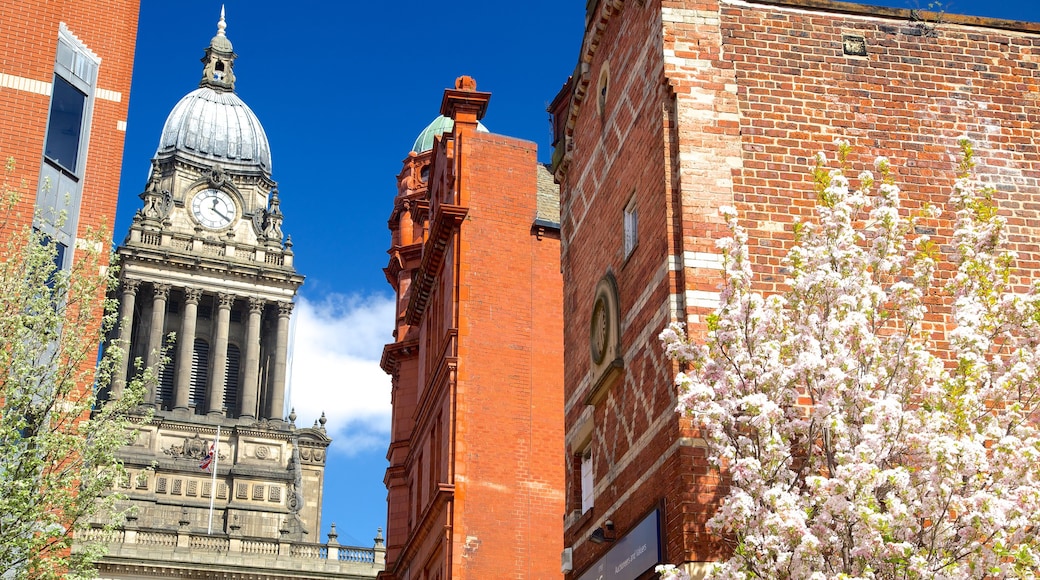 Leeds Town Hall which includes an administrative building and heritage architecture