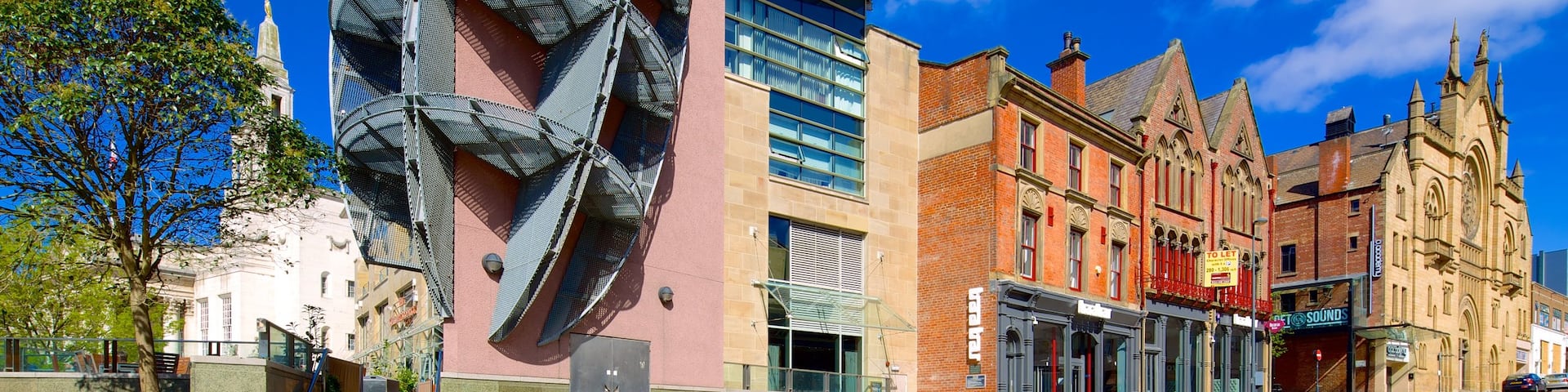 Millennium Square featuring modern architecture