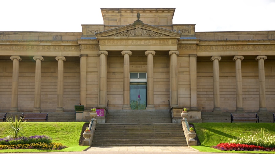 Weston Park Museum que incluye arquitectura patrimonial