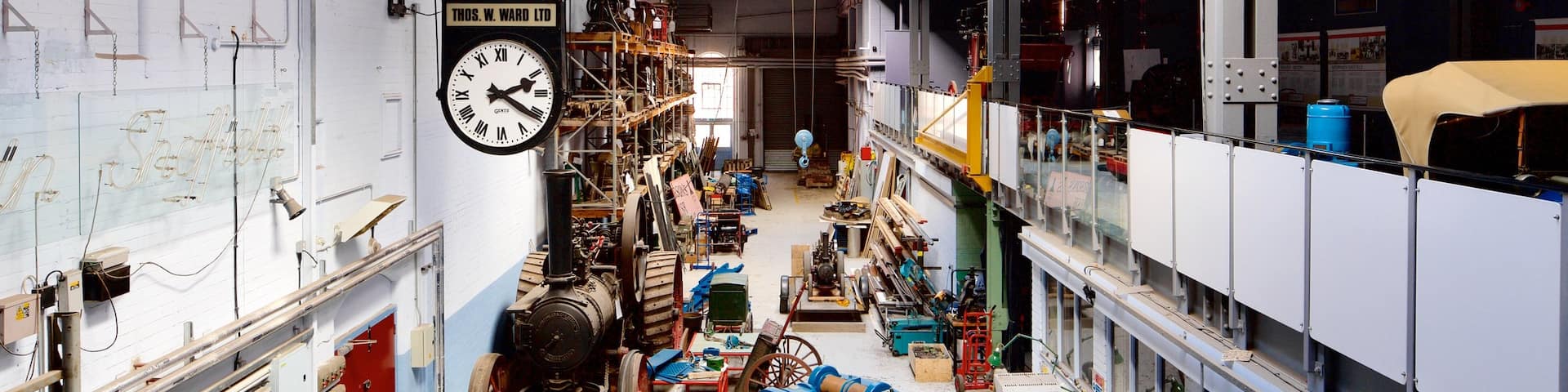 Kelham Island Museum showing interior views and industrial elements
