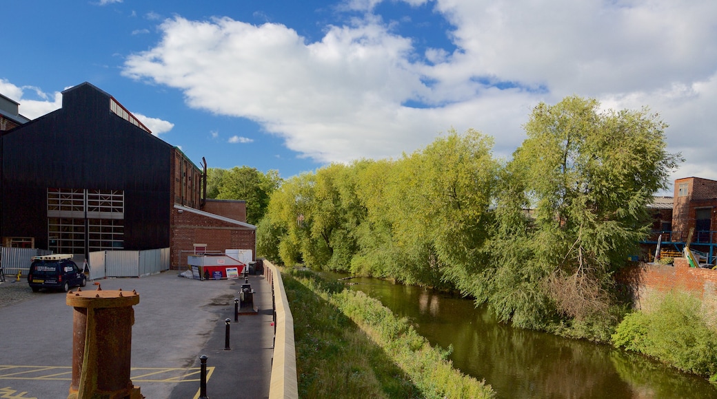 Kelham Island Museum showing a river or creek