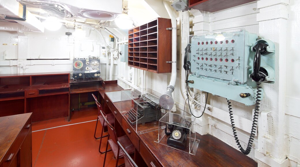 Museumschip HMS Belfast bevat interieur