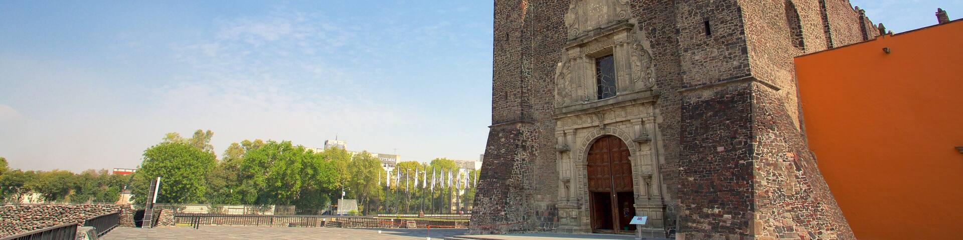 Plaza de las Tres Culturas showing heritage architecture