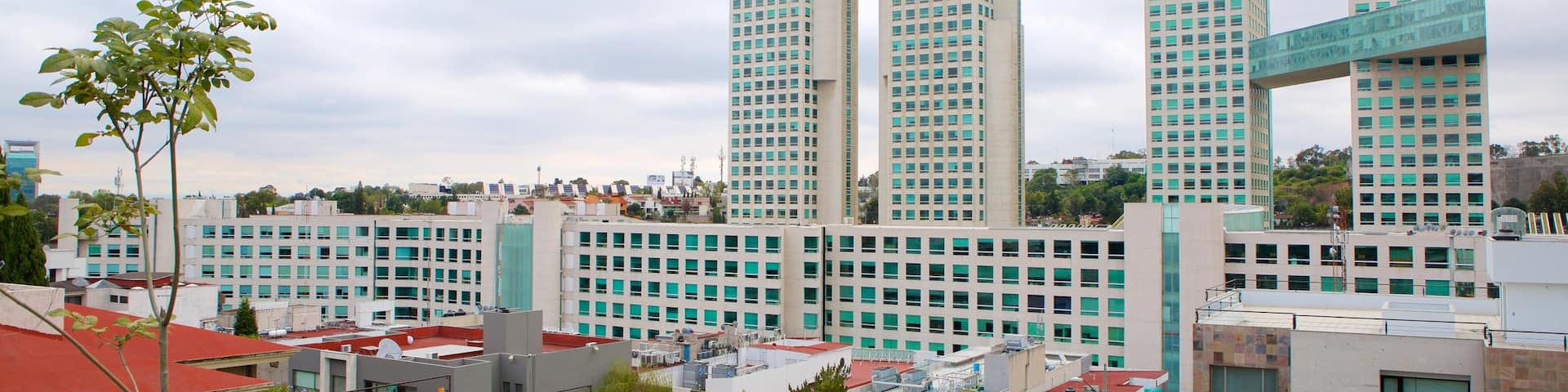 Santa Fe showing modern architecture and a city