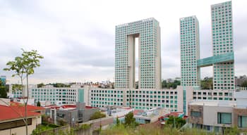 Santa Fe showing modern architecture and a city