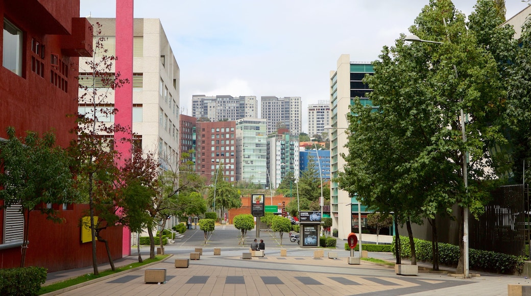 Santa Fe mostrando una ciudad y una plaza