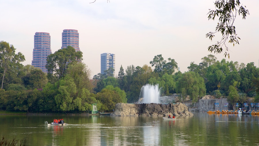 Chapultepec Park das einen See oder Wasserstelle und Park