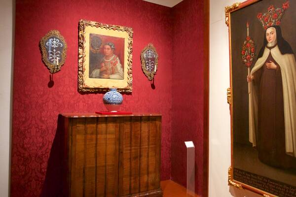 Museo Franz Mayer featuring interior views, art and heritage elements