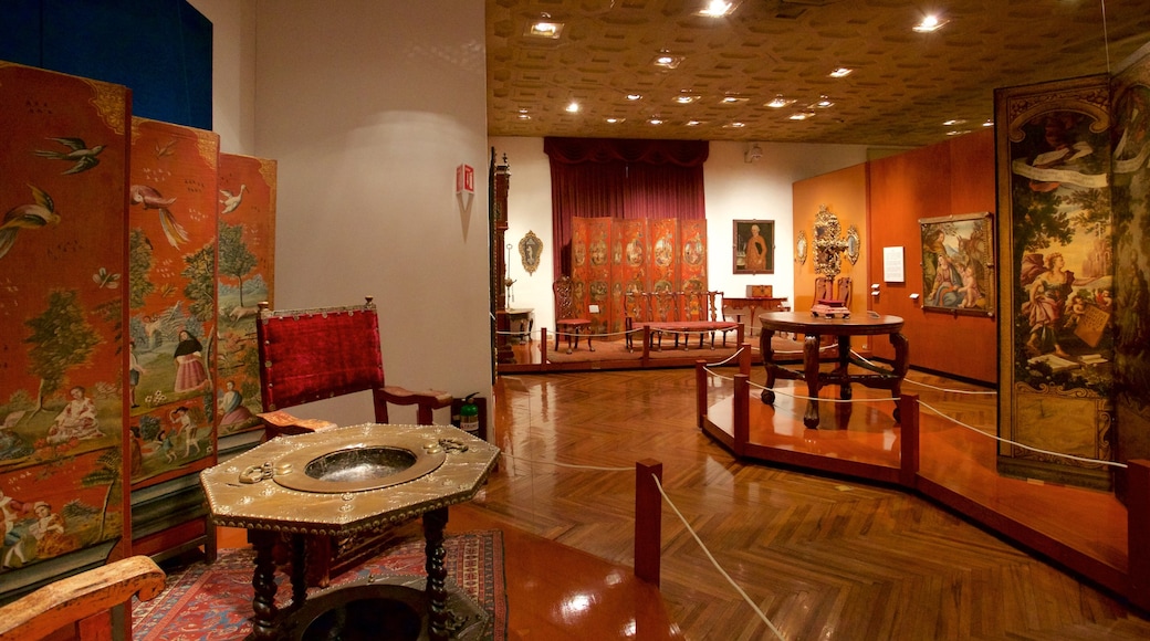 Museo Franz Mayer featuring interior views, heritage elements and art