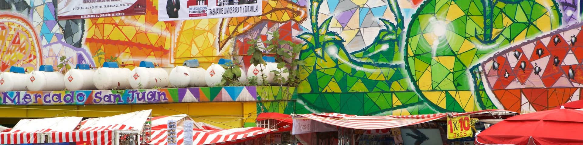 Mexico City showing markets