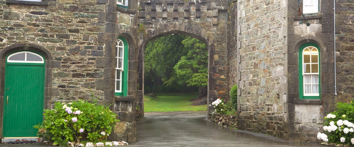 Irish Agricultural Museum mostrando una pequeña ciudad o pueblo y escenas urbanas