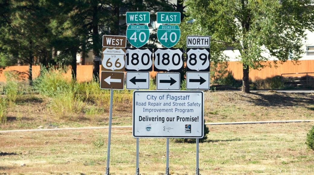 North Central Arizona showing signage