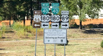 North Central Arizona which includes signage