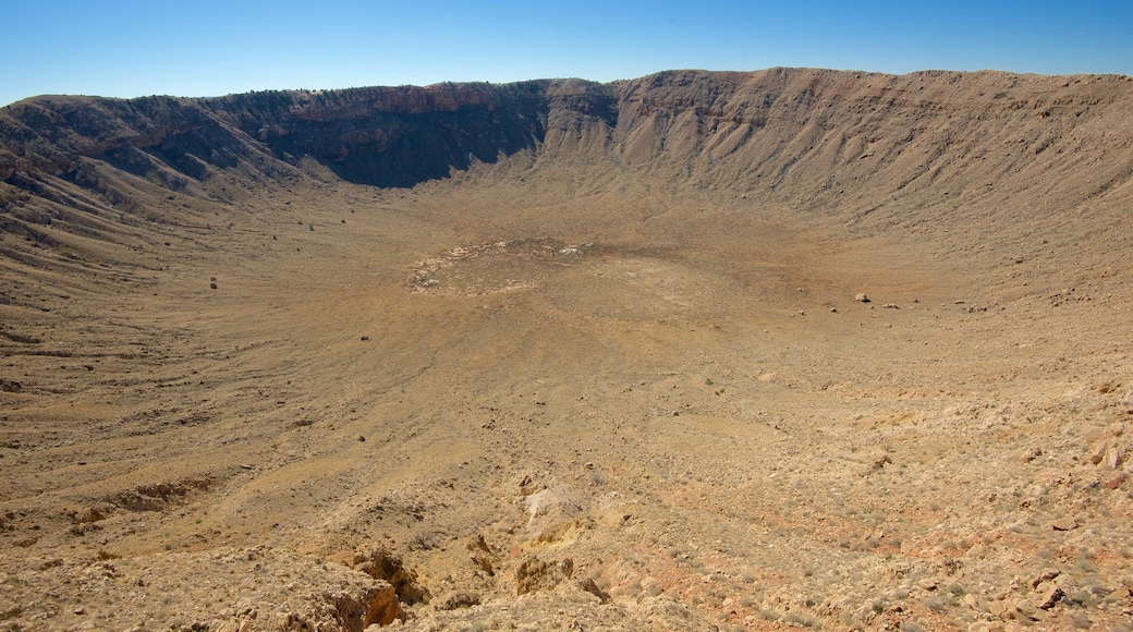 Meteor Crater showing desert views and tranquil scenes