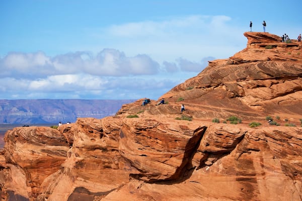 Page showing tranquil scenes, desert views and a gorge or canyon