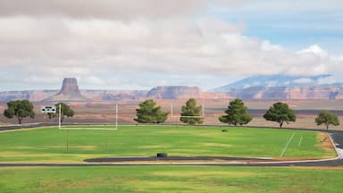 Page che include paesaggi rilassanti e vista del deserto