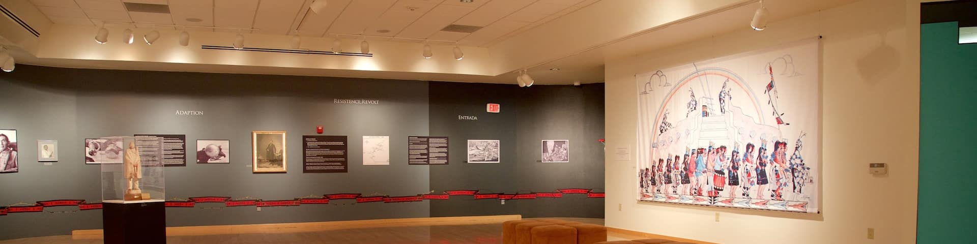 Indian Pueblo Cultural Center featuring interior views and art