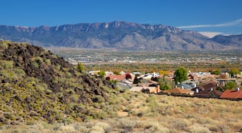 Petroglyph National Monument qui includes montagnes