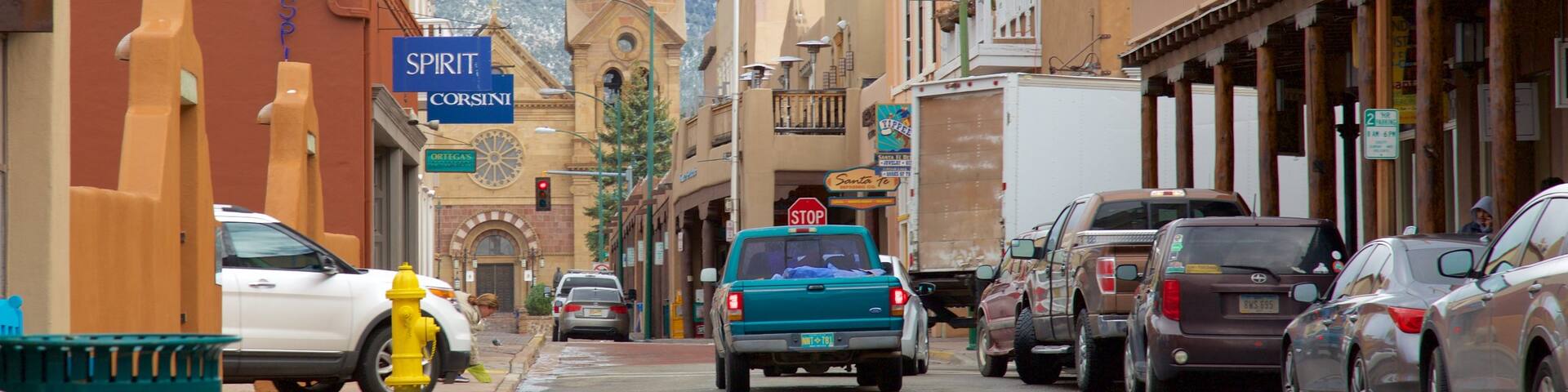 Santa Fe featuring street scenes