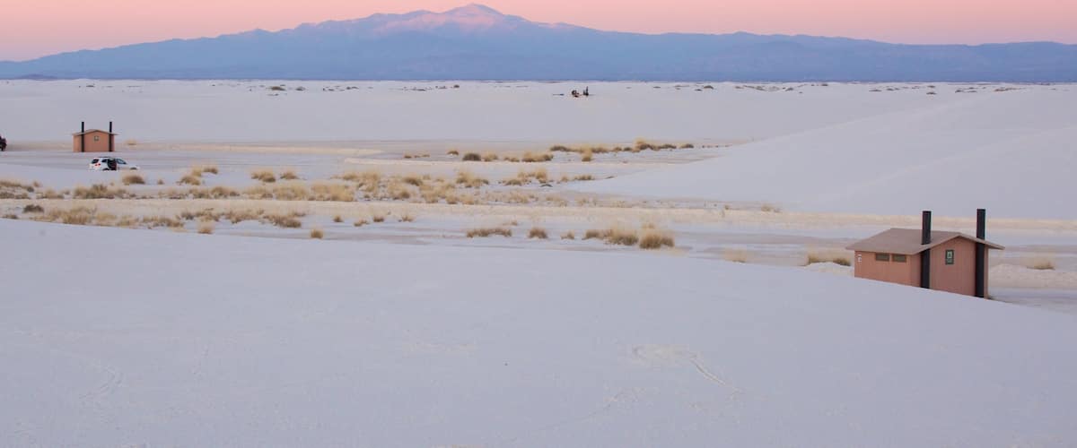 Alamogordo mostrando vistas al desierto y una puesta de sol