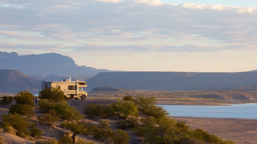 Elephant Butte which includes touring and tranquil scenes