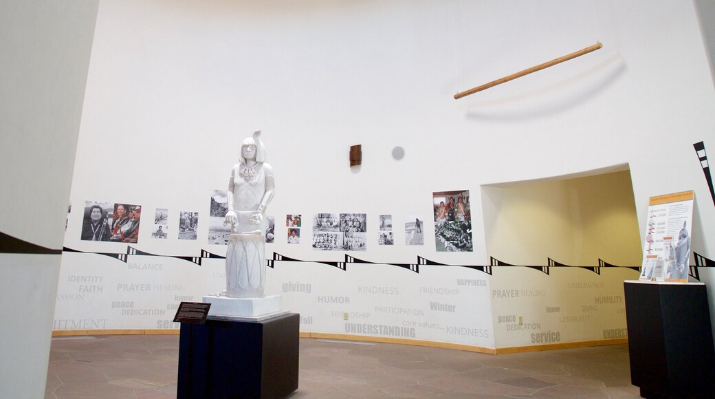 Indian Pueblo Cultural Center showing interior views