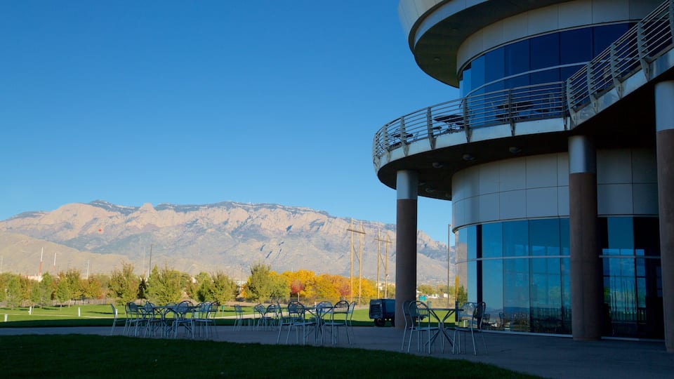 Internationaal ballonmuseum Anderson-Abruzzo Albuquerque bevat moderne architectuur