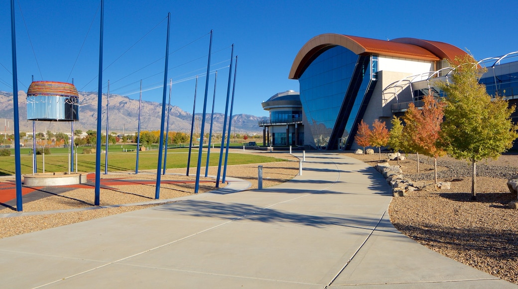 Anderson-Abruzzo Albuquerque International Balloon Museum which includes modern architecture