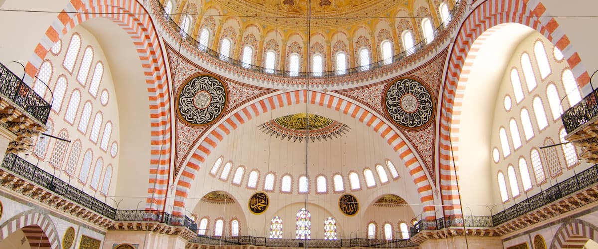 Mosquée de Suleymaniye qui includes mosquée et vues intérieures