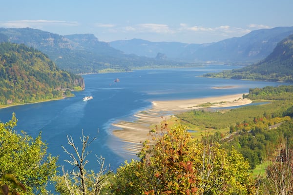 Chanticleer Point which includes landscape views and a river or creek