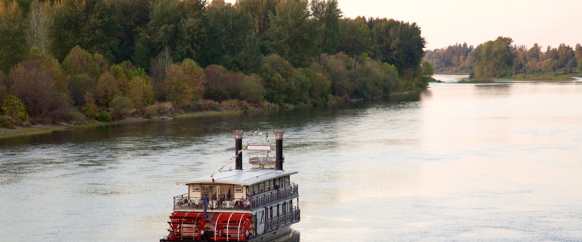 Salem showing boating and a river or creek