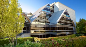 Hult Center for Performing Arts featuring modern architecture and a house