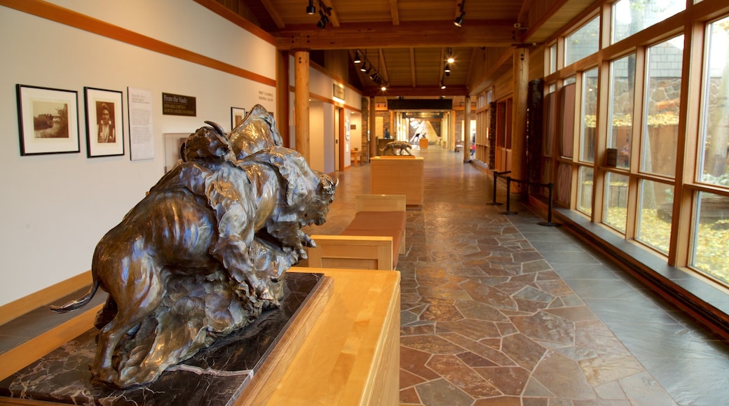 High Desert Museum featuring interior views