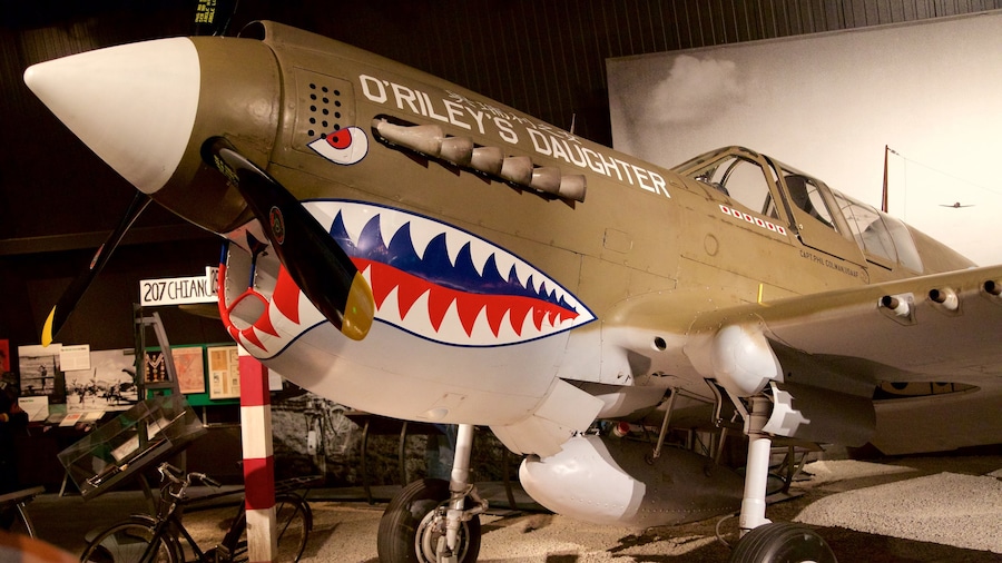 Museum of Flight which includes interior views and aircraft