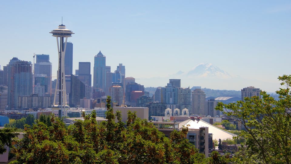 Queen Anne caracterizando uma cidade e paisagem