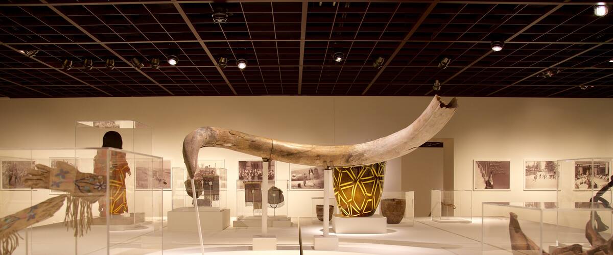 Northwest Museum of Arts & Culture which includes interior views