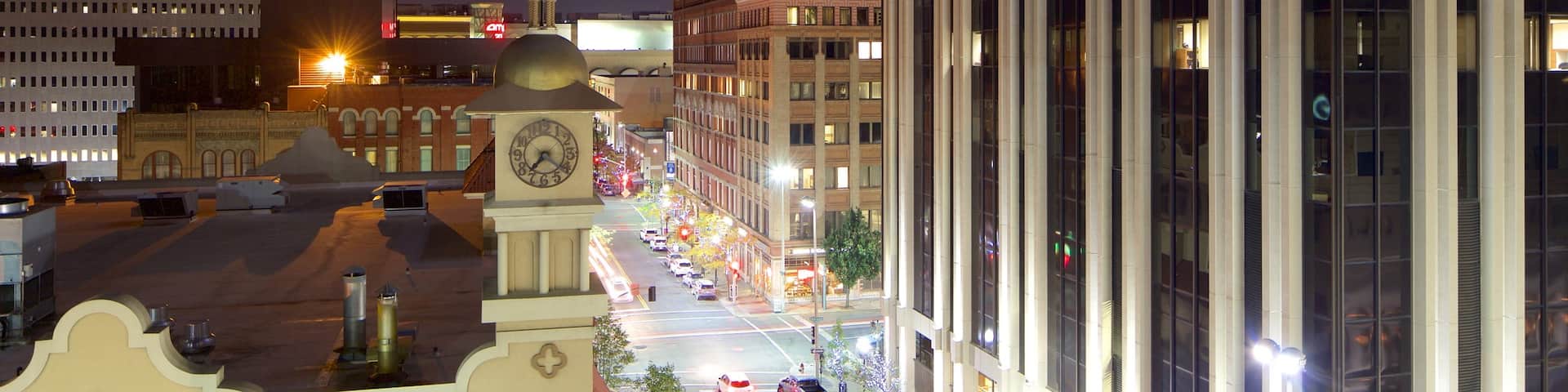 Eastern Washington which includes night scenes and a city