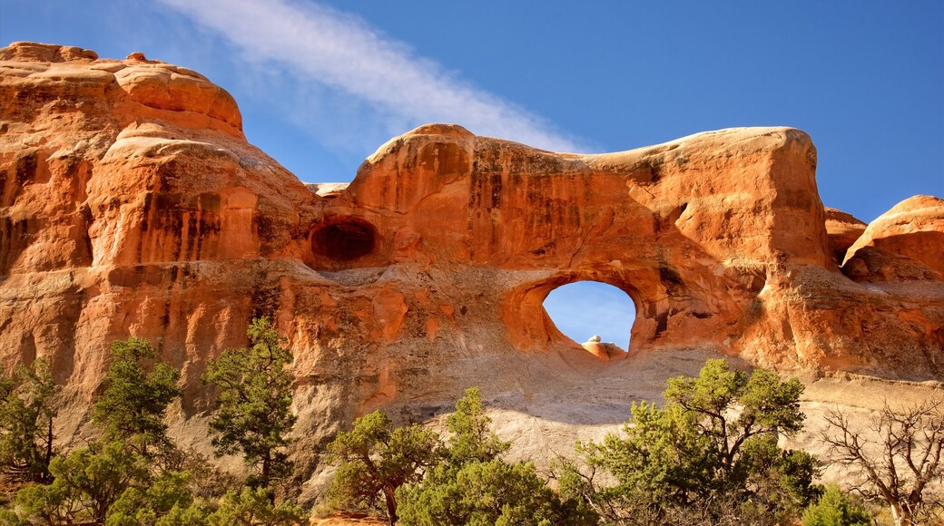 Arches National Park que incluye escenas tranquilas