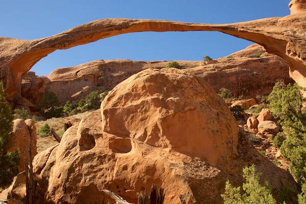 Landscape Arch montrant scènes tranquilles