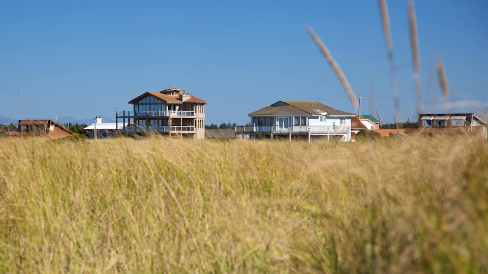Ocean Shores qui includes maison et vues littorales