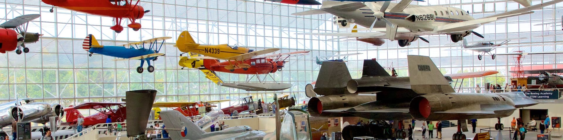 Museum of Flight which includes interior views