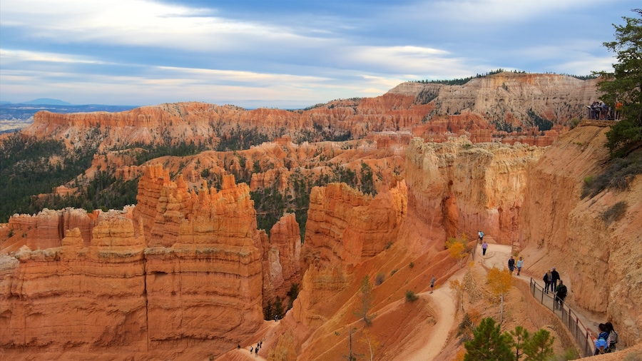 Bryce Canyon National Park which includes landscape views, a gorge or canyon and tranquil scenes