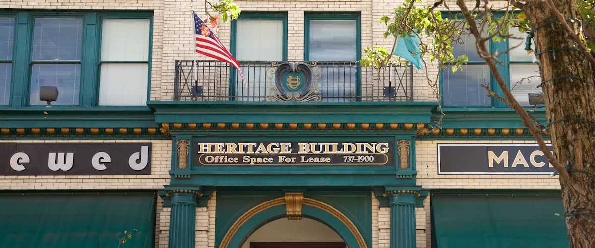 Vancouver featuring heritage architecture