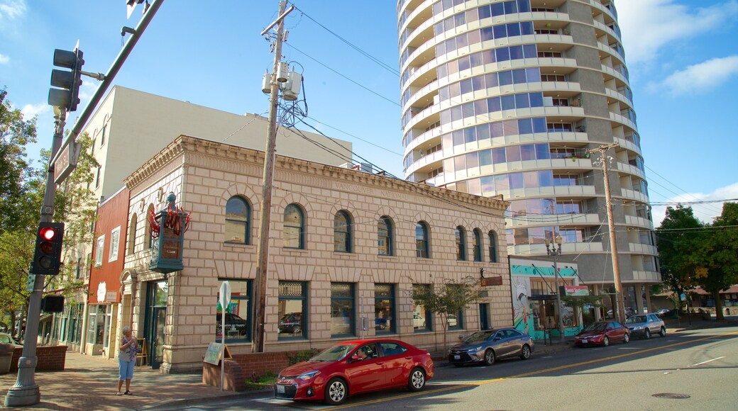 Southwest Washington which includes street scenes, heritage architecture and modern architecture