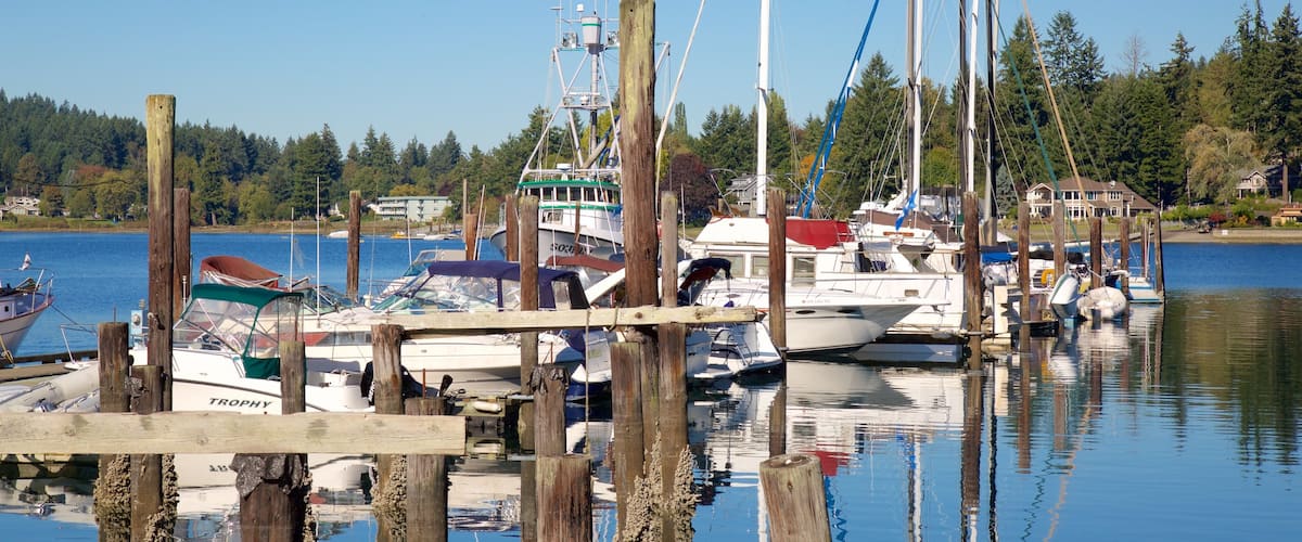 Gig Harbor qui includes marina et baie ou port