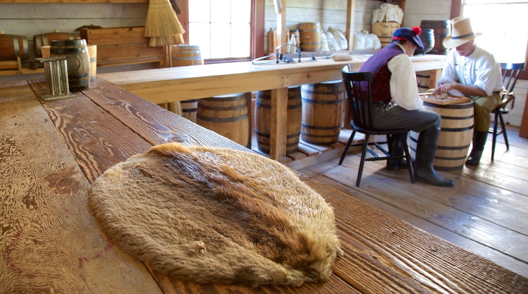 Fort Nisqually Living History Museum which includes interior views