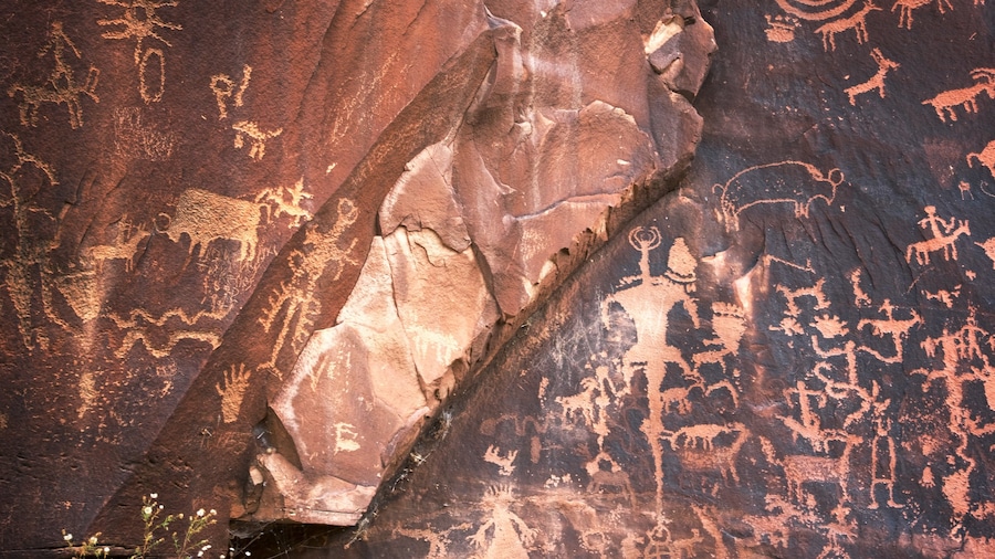 Utah mostrando arte ao ar livre e cultura nativa