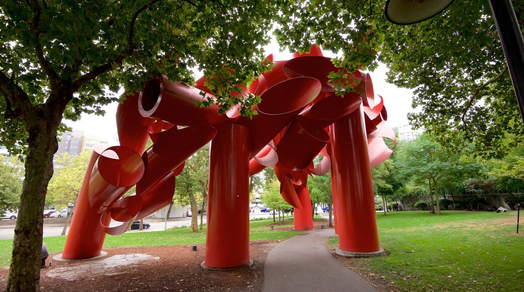 Queen Anne som viser en park og udendørs kunst
