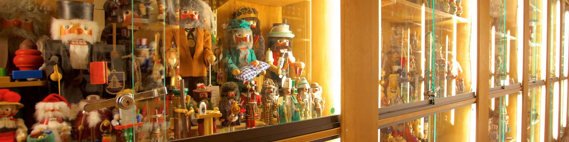 Leavenworth Nutcracker Museum featuring interior views